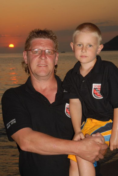 Günter Stengl (Hengo) und sein Sohn Niklas (Ebbi)