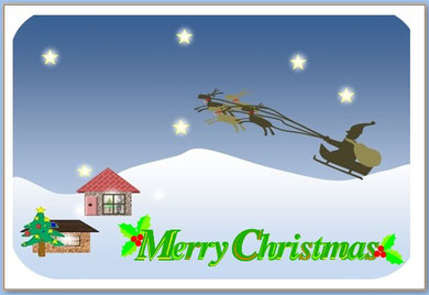 クリスマスカード1