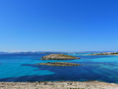 Espalmador bei Yacht-Urlaub