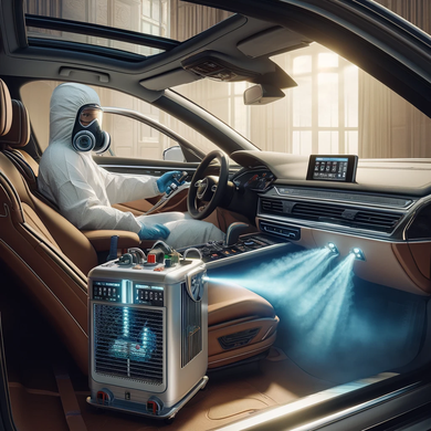 Ozonisieren im Fahrzeuginnenraum