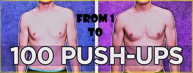 From 1 to 100 push-ups