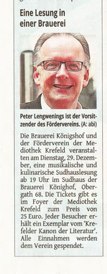 Westdeutsche Zeitung, 21. Dezember 2015