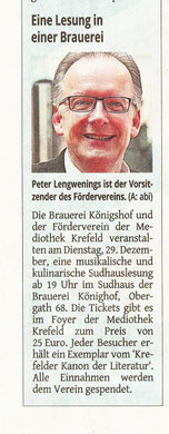 Westdeutsche Zeitung, 21. Dezember 2015