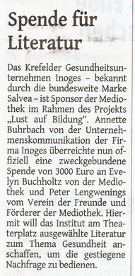 Westdeutsche Zeitung, 14. September 2016