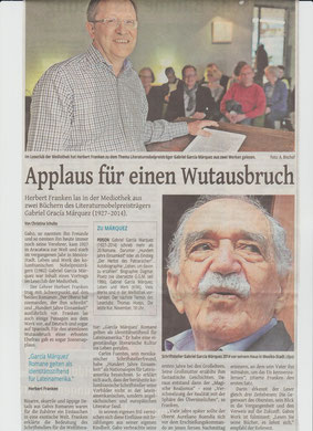 Westdeutsche Zeitung, 26. September 2015