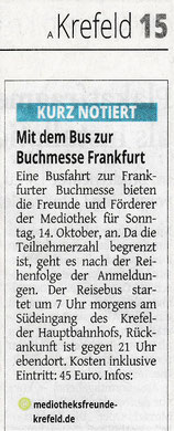 Westdeutsche Zeitung, 25. September 2018