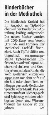 Westdeutsche Zeitung, Oktober 2021