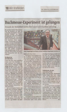 Westdeutsche Zeitung, 20. Oktober 2015