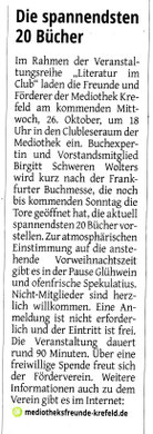 Westdeutsche Zeitung, 21. Oktober 2022