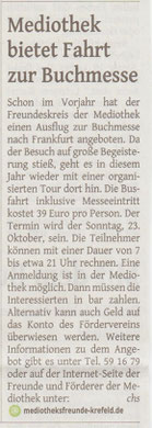 Westdeutsche Zeitung, 13. Juni 2016