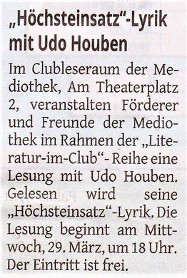 Westdeutsche Zeitung, 24. März 2017