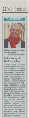 Westdeutsche Zeitung, 11. November 2015
