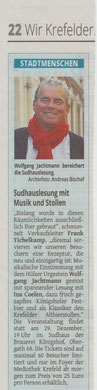 Westdeutsche Zeitung, 11. November 2015