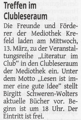 Westdeutsche Zeitung, 08. März 2019