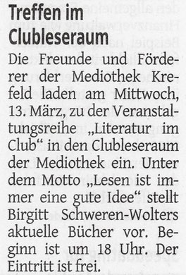 Westdeutsche Zeitung, 08. März 2019