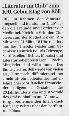 Rheinische Post, 16. März 2018