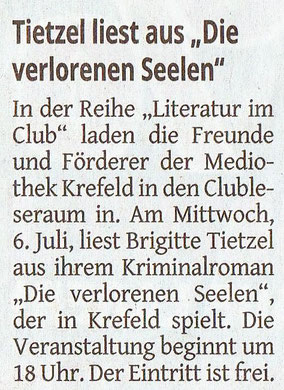 Westdeutsche Zeitung, 04.07.2016