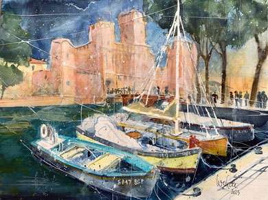 Sirmione sul Garda_ Aquarell 30x42cm_ 2023