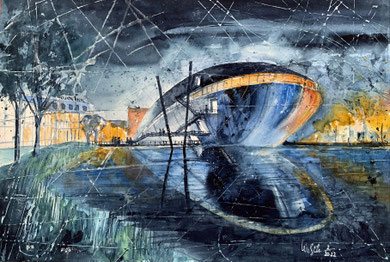 Bremen_ Universum Aquarell 38x56 cm_ 2-2022