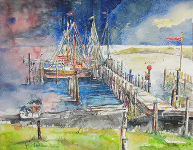 Sylt_Hafen von Rantum_36x48 cm