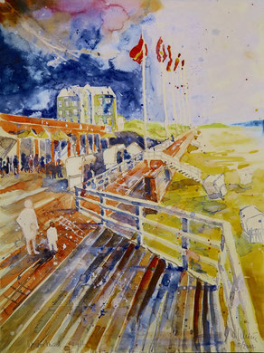 Sylt_Strandpromenade von Westerland_36x48 cm
