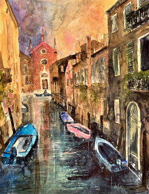 Venedig_Rio Brazzo_Aquarell 50x65cm_5-2021