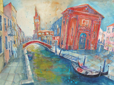 Rio di San Barnaba_Venedig_45x61 cm