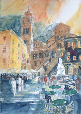 Amalfi_Aquarell 38x56 cm_5-2019