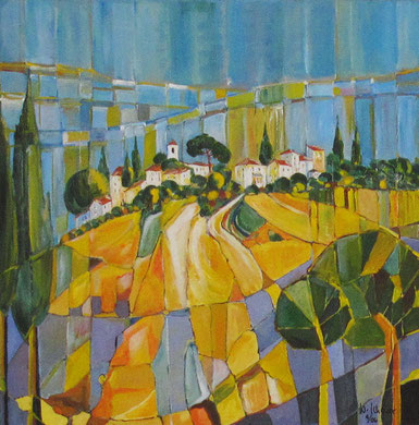 Toscana_Acryl auf Hartfaser 70x70 cm_4-2006