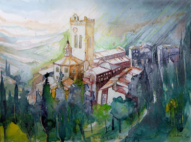 Toskana_San Miniato_50x65 cm