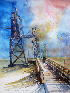Leuchtturm Obereversand in Dorum_45,5x61 cm