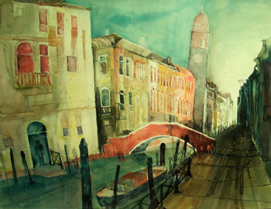 Rio di San Lorenzo_Venedig_56x76 cm