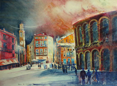 Verona_Arena di Verona_50x60 cm