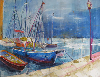 Lago di Garda_Porto di Brenzone_56x76 cm