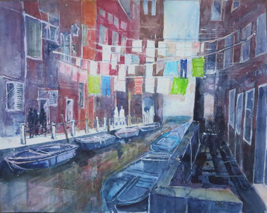 Venedig_Rio Riello_Aquarell 50x65 cm_6-2017