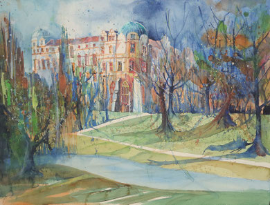 Celler Schloß_45 x 61 cm_10-2016