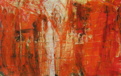 Befreiung, Acryl auf Leinwand, 42x62,5cm, 2007