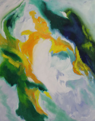Kreislauf des Lebens 1, Öl auf Leinwand 80 x 100, 