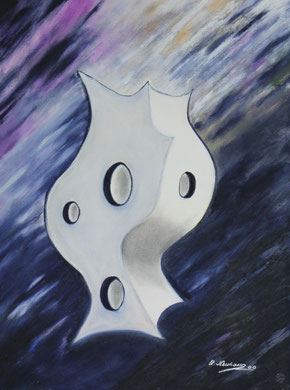 Durchblick, 30 x 40 cm, Öl auf Leinwand 