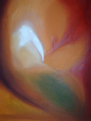 Abstrakt 7, Öl auf Leinwand 24 x 30 cm, 