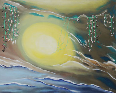 Lichtquelle 100 x 80, Öl auf Leinwand