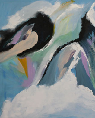 Kreislauf des Lebens 2, Öl auf Leinwand 80 x 100, 