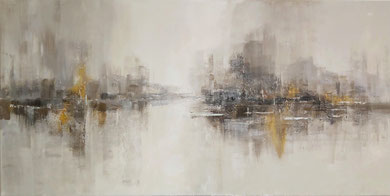 FAR AWAY, 60x120 cm, Acryl/Leinen