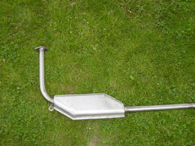 Auspuff komplett, Rohr mit 6mm Wandstärke!! Man muß halt nehmen was man bekommt, Mein Kollege hatte gemeint das Rohr sei für den bau eines Schwenkers gedacht.