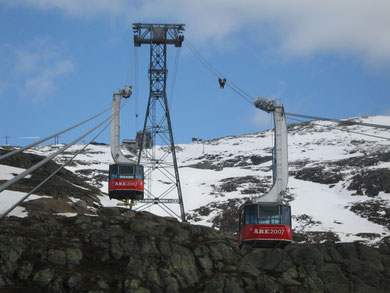 Die Luftseilbahn von Åre