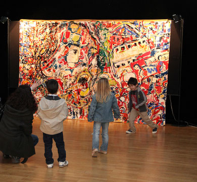 Armando au fil du temps - Installation / Exposition à La Coupole, Saint-Loubès - mars 2012 - photo Frederik van Kleij