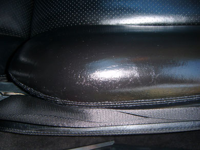 Porsche  Leder Sitz Reparatur (Nachher)