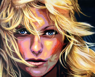 Look at me...!  Acrylic on canvas 100x80 cm 2020