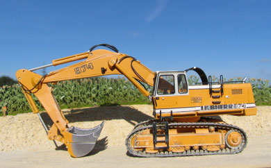 Am Liebherr 974 wurden folgende Verfeinerungen vorgenommen: