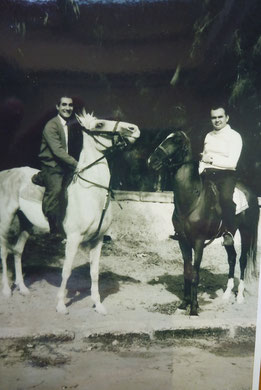 Kairo 1958 Reiten am Mena House Hotel